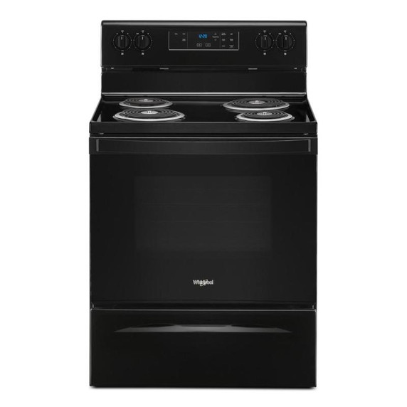 4.8 cu. ft. Whirlpool® electric range with Keep Warm setting YWFC150M0JB