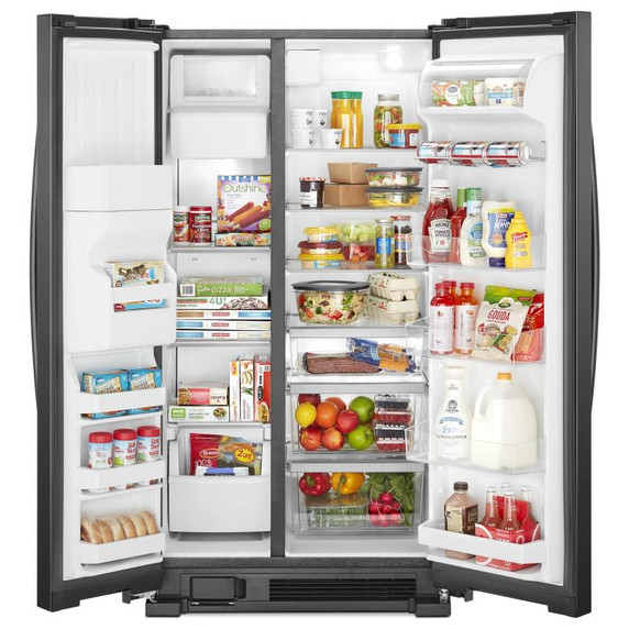 Whirlpool® 36-inch Wide Side-by-Side Refrigerator - 25 cu. ft. WRS325SDHB