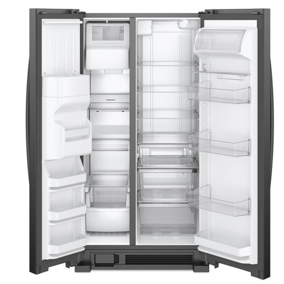 Whirlpool® 36-inch Wide Side-by-Side Refrigerator - 25 cu. ft. WRS325SDHB