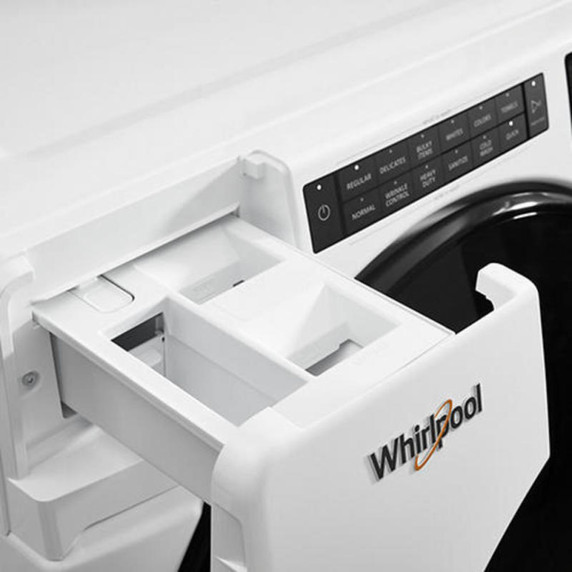 Whirlpool® 15.5" (39.4 cm) Pedestal for Front Load Washer and Dryer with Storage WFP2715HW