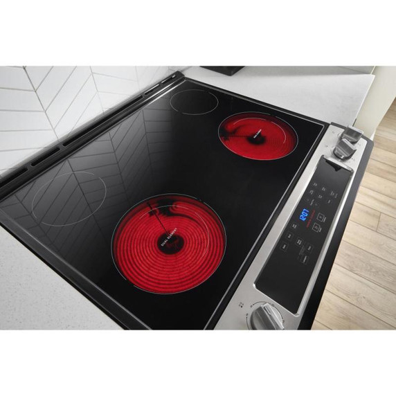 4.8 Cu. Ft. Whirlpool® Electric Range with Frozen Bake™ Technology YWEE515S0LS
