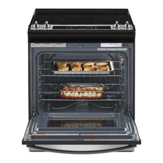 4.8 Cu. Ft. Whirlpool® Electric Range with Frozen Bake™ Technology YWEE515S0LS