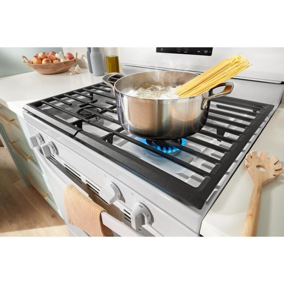Whirlpool® 30-inch Self Clean Gas Range with No Preheat Mode WFGS3530RW