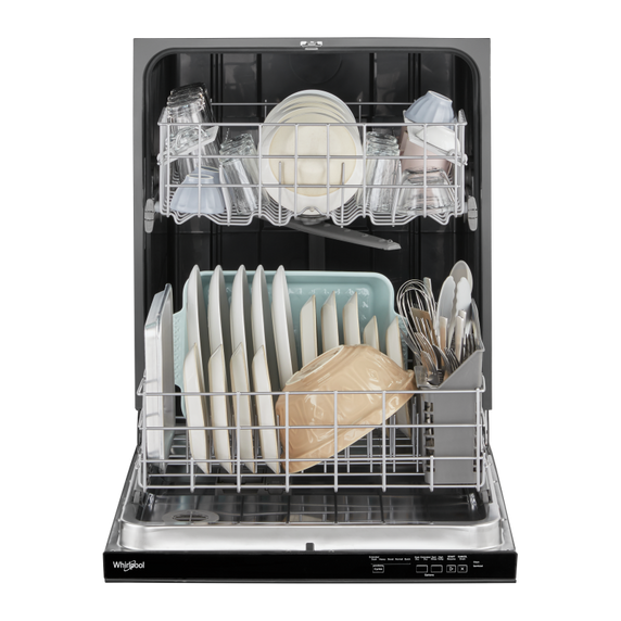 Whirlpool® Quiet Dishwasher with Boost Cycle and Pocket Handle WDP540HAMB