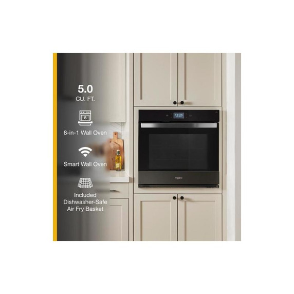 Whirlpool® 5.0 Cu. Ft. Single Smart Wall Oven with Air Fry WOES7030PV