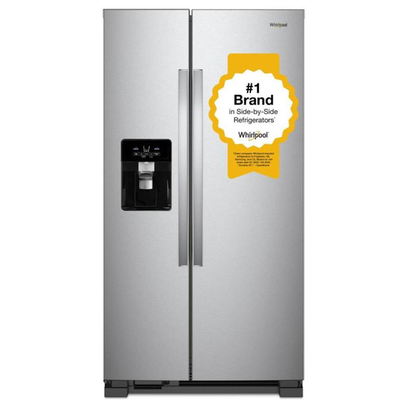 Whirlpool® 33-inch Wide Side-by-Side Refrigerator - 21 cu. ft. WRS321SDHZ