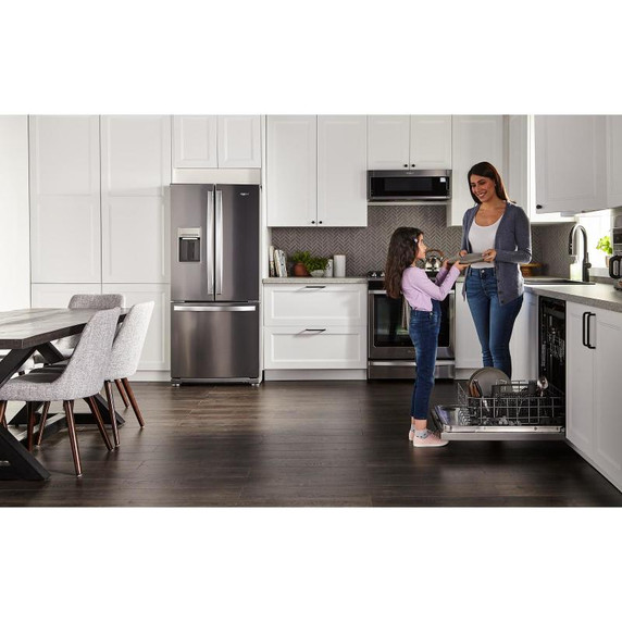 Whirlpool® 24” Stainless Steel Dishwasher with AI Intelligent Wash System - 47 dBA WDT750SAKZ