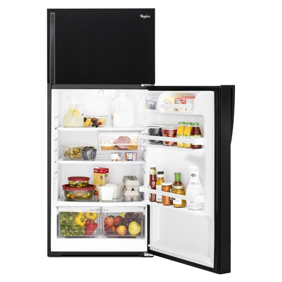 Whirlpool® 28-inch Wide Top Freezer Refrigerator - 14 cu. ft. WRT314TFDB