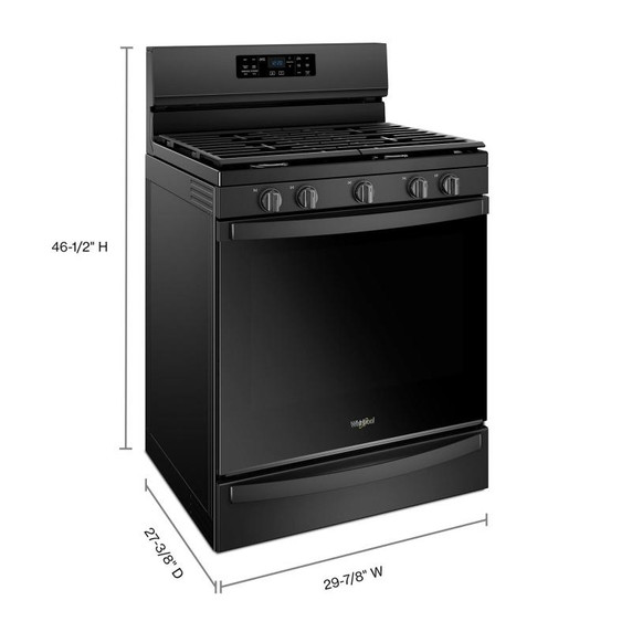 Whirlpool® 5.8 Cu. Ft. Freestanding Gas Range with Frozen Bake™ Technology WFG775H0HB Whirlpool® 5.8 Cu. Ft. Freestanding Gas Range with Frozen Bake™ Technology WFG775H0HB