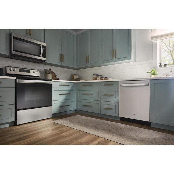 Whirlpool® 24"  Dishwasher with Boost Cycle and Triple Filtration Wash - 55dBA WDT540HAMZ
