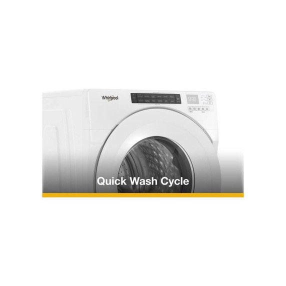 Whirlpool® 5.0 cu.ft I.E.C. Closet-Depth Front Load Washer with Intuitive Controls WFW560CHW