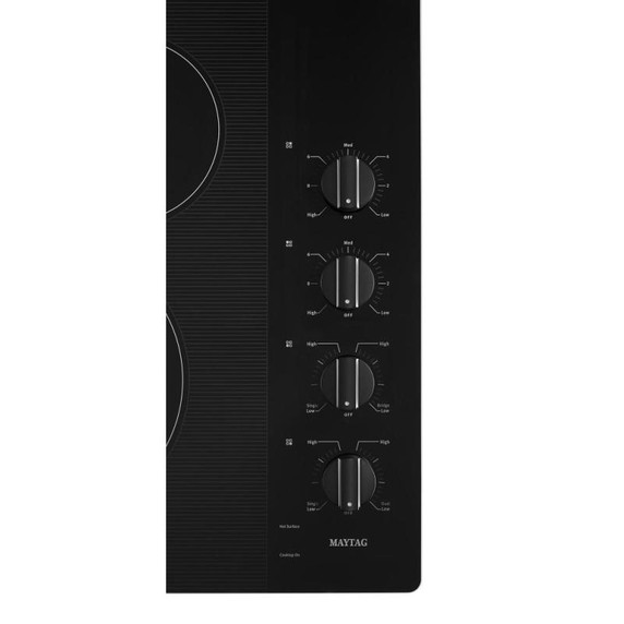 Maytag® 30-Inch Electric Cooktop with Reversible Grill and Griddle MEC8830HB