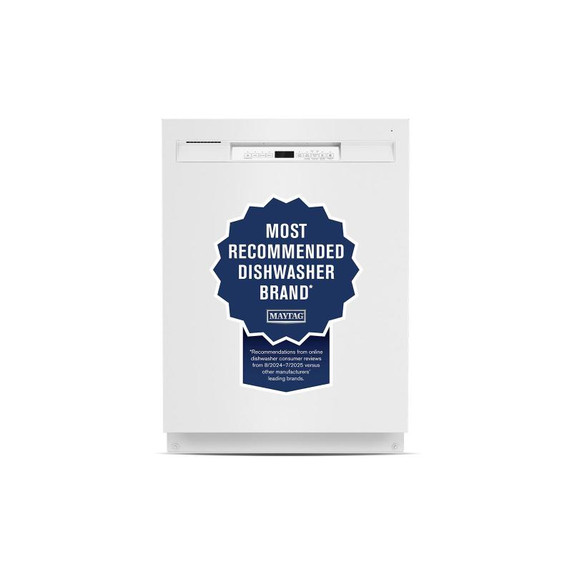 Maytag® Stainless steel tub dishwasher with Dual Power Filtration MDB4949SKW