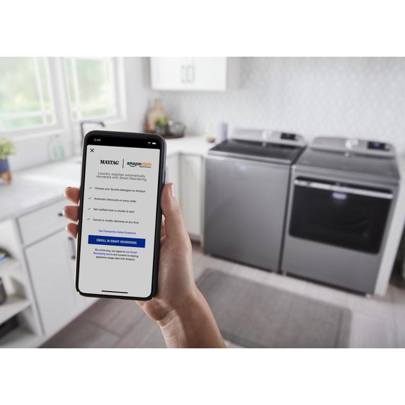 Maytag® Smart Top Load Washer with Extra Power Button - 5.4cuft MVW6230HW