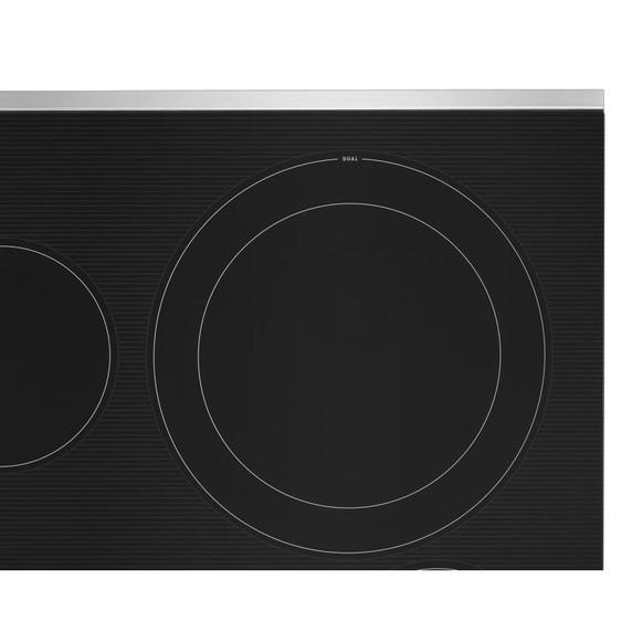 Maytag® 36-Inch Electric Cooktop with Reversible Grill and Griddle MEC8836HS