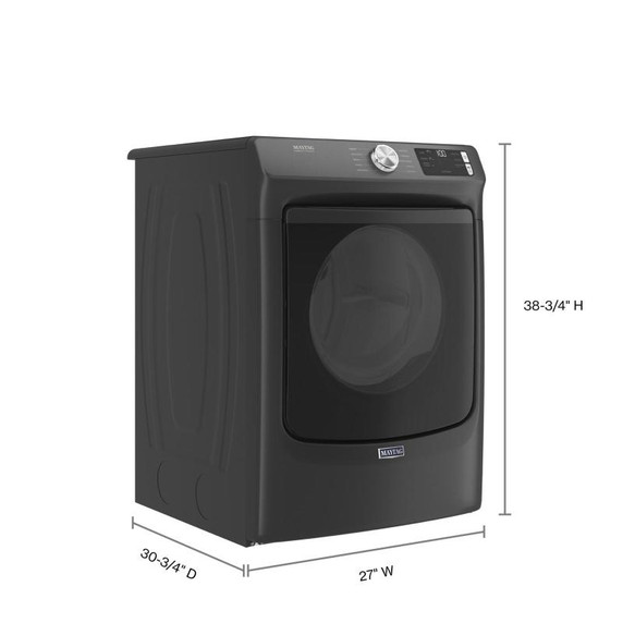 Maytag® Front Load Electric Dryer with Extra Power and Quick Dry cycle - 7.3 cu. ft. YMED5630MBK