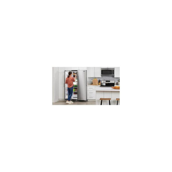 Maytag® 36-Inch Wide Side-by-Side Refrigerator with Exterior Ice and Water Dispenser - 25 Cu. Ft. MSS25C4MGZ