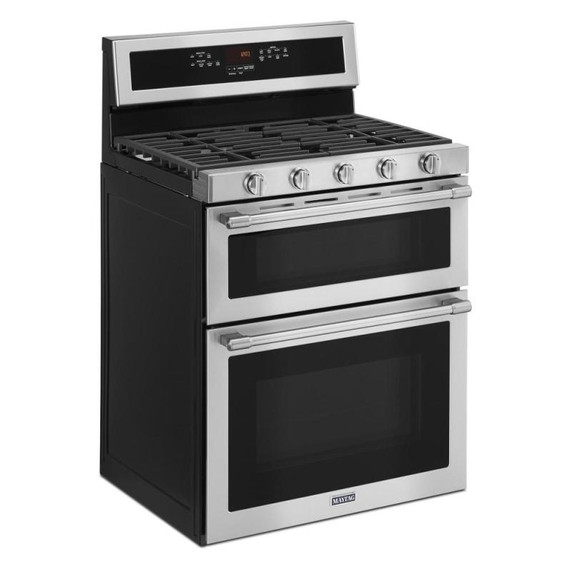 Maytag® 30-INCH WIDE DOUBLE OVEN GAS RANGE WITH TRUE CONVECTION - 6.0 CU. FT. MGT8800FZ