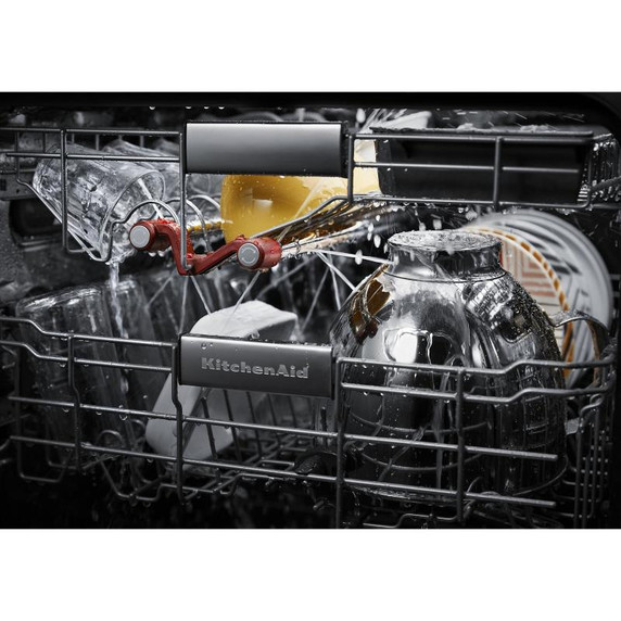 Kitchenaid® 44 dBA Dishwasher with 360° Max Jets™ Third Rack and LED Interior Lighting KDPM804KPS