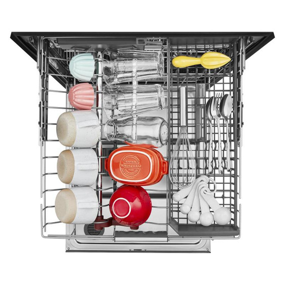 Kitchenaid® 44 dBA Dishwasher with 360° Max Jets™ Third Rack and LED Interior Lighting KDPM804KPS