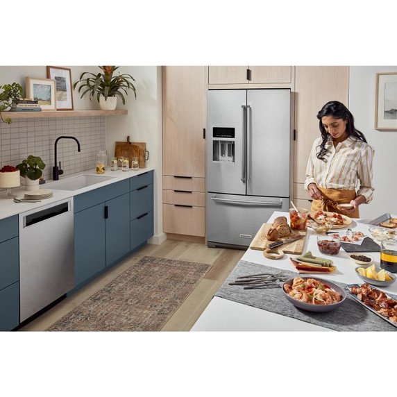 Kitchenaid® 44 dBA Dishwasher with 360° Max Jets™ Third Rack and LED Interior Lighting KDPM804KPS