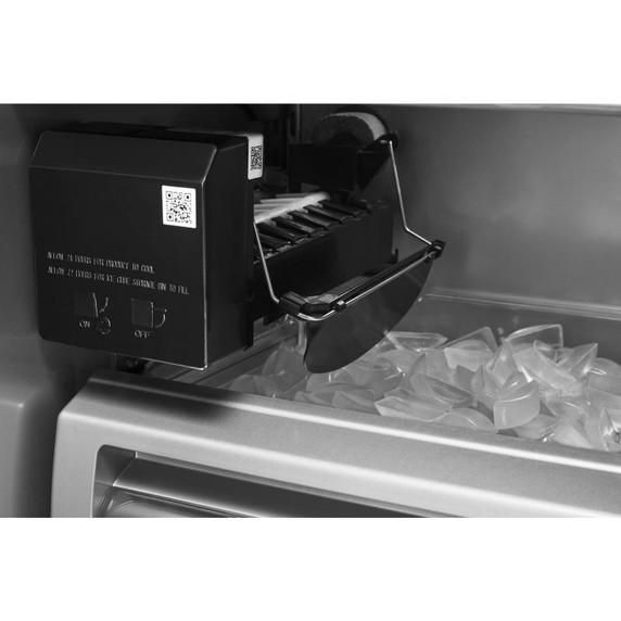 Kitchenaid® 30 Cu. Ft. 48" Built-In Side-by-Side Refrigerator with PrintShield™ Finish KBSN708MPS