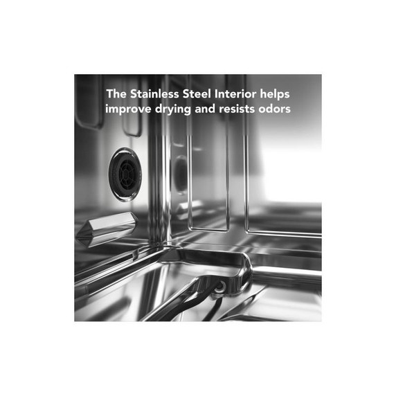 Kitchenaid® 360° Max Jets™ Third Rack Dishwasher with Fan-Enabled ProDry™ System, 44 dBA KDTM604KPS