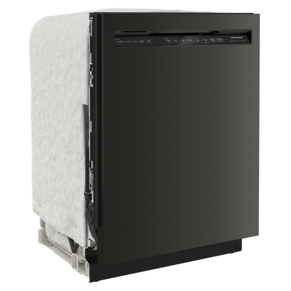 Kitchenaid® 39 dBA Dishwasher in PrintShield™ Finish with Third Level Utensil Rack KDFE204KBS