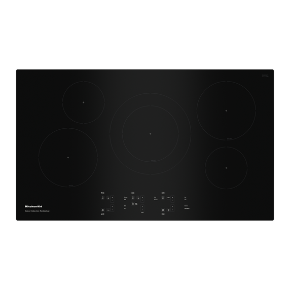 Kitchenaid® 36-Inch 5-Element Sensor Induction Cooktop KCIG556JBL