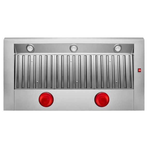 Kitchenaid® 48'' 585 or 1170 CFM Motor Class Commercial-Style Wall-Mount Canopy Range Hood KVWC958KSS