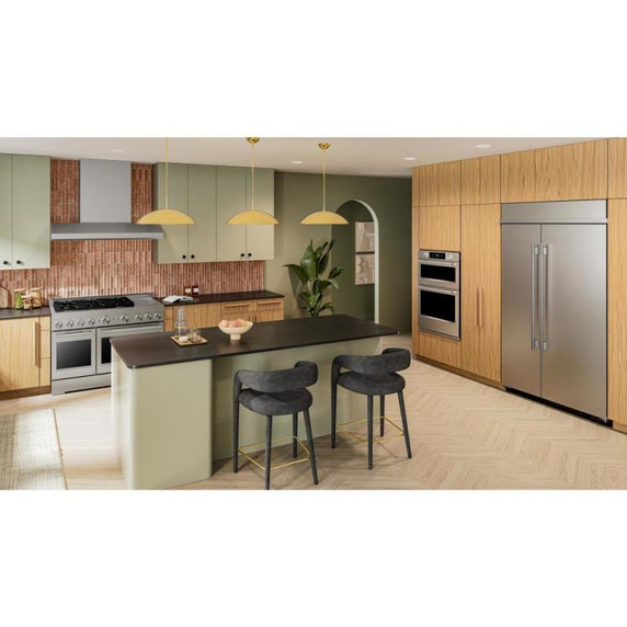 Kitchenaid® 48'' 585 or 1170 CFM Motor Class Commercial-Style Wall-Mount Canopy Range Hood KVWC958KSS
