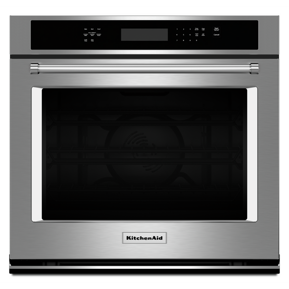 Kitchenaid® 30 Single Wall Oven with Even-Heat™ True Convection KOSE500ESS