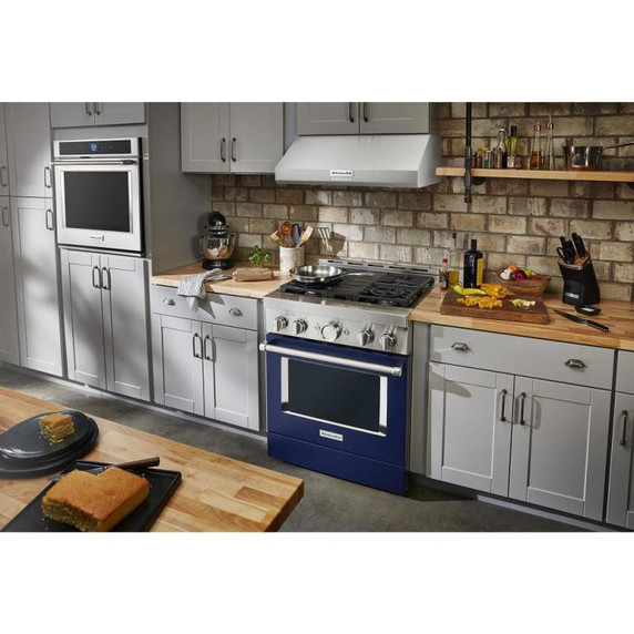Kitchenaid® 30" 585 CFM Motor Class Commercial-Style Under-Cabinet Range Hood System KVUC600KSS