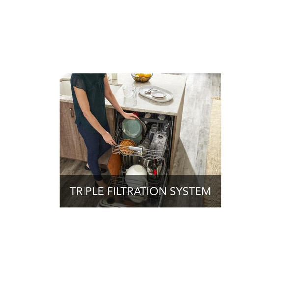 KitchenAid® 39 dBA Dishwasher in PrintShield™ Finish with Third Level Utensil Rack KDTE204KPS KitchenAid® 39 dBA Dishwasher in PrintShield™ Finish with Third Level Utensil Rack KDTE204KPS