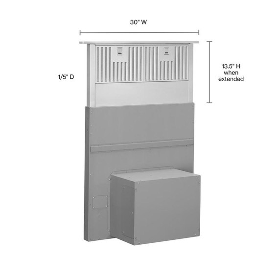 Kitchenaid® 30" Retractable Downdraft System, 600 CFM KXD4630YSS