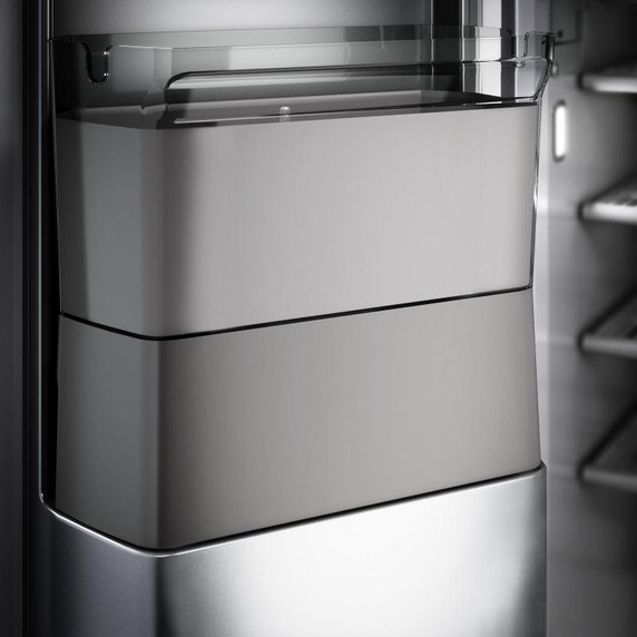 Kitchenaid® 29.4 Cu. Ft. 48" Built-In Side-by-Side Refrigerator with Ice and Water Dispenser KBSD708MBS