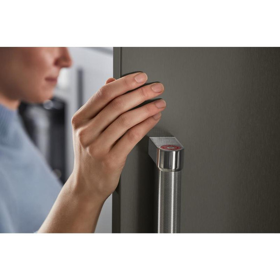 Kitchenaid® 29.4 Cu. Ft. 48" Built-In Side-by-Side Refrigerator with Ice and Water Dispenser KBSD708MBS