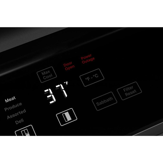 Kitchenaid® 29.4 Cu. Ft. 48" Built-In Side-by-Side Refrigerator with Ice and Water Dispenser KBSD708MSS