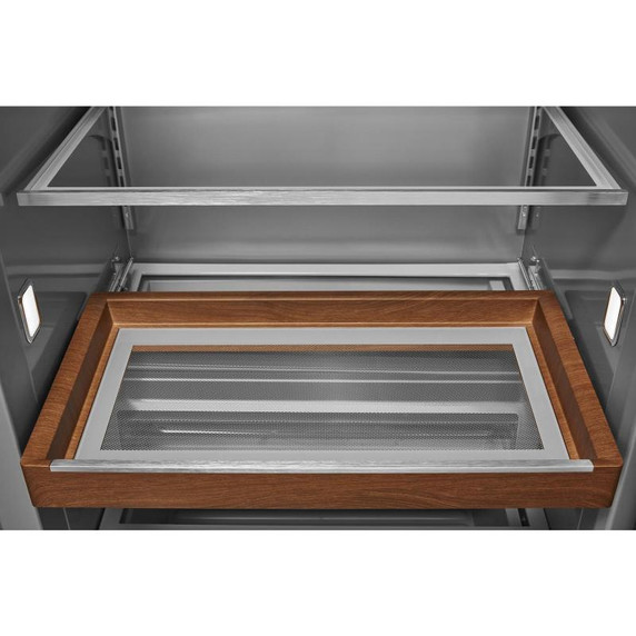Kitchenaid® 29.4 Cu. Ft. 48" Built-In Side-by-Side Refrigerator with Ice and Water Dispenser KBSD708MSS