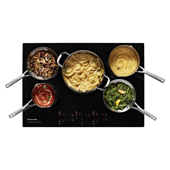 Kitchenaid® 30-Inch 5-Element Sensor Induction Cooktop KCIG550JBL Kitchenaid® 30-Inch 5-Element Sensor Induction Cooktop KCIG550JBL