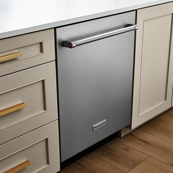 Kitchenaid® 39 dBA PrintShield™ Finish Flush-to-Cabinet Dishwasher with FreeFlex™ Fit Third Level Rack KDTF924PPS