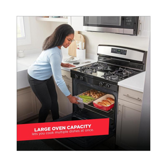 Amana® 30-inch Gas Range with Self-Clean Option AGR6603SMS Amana® 30-inch Gas Range with Self-Clean Option AGR6603SMS