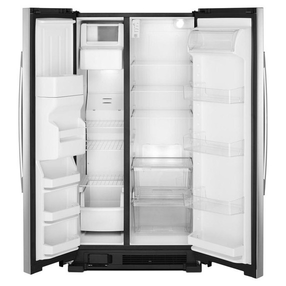 Amana® 33-inch Side-by-Side Refrigerator with Dual Pad External Ice and Water Dispenser ASI2175GRS