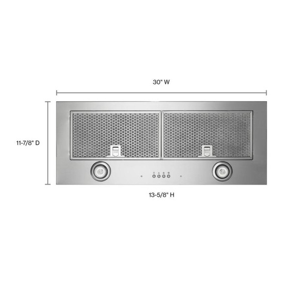 30" Custom Hood Liner UVL5430JSS