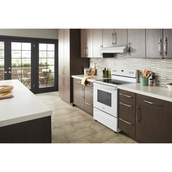 Whirlpool® 30" Range Hood with Dishwasher-Safe Full-Width Grease Filters WVU17UC0JW