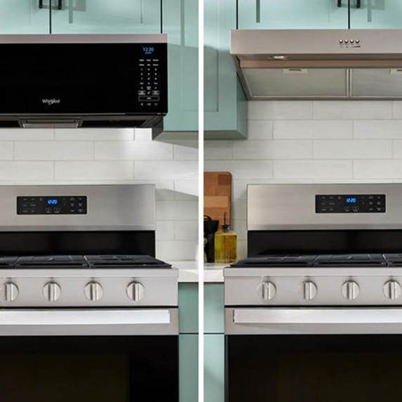 Whirlpool® 30" Range Hood with Dishwasher-Safe Full-Width Grease Filters WVU37UC0FS