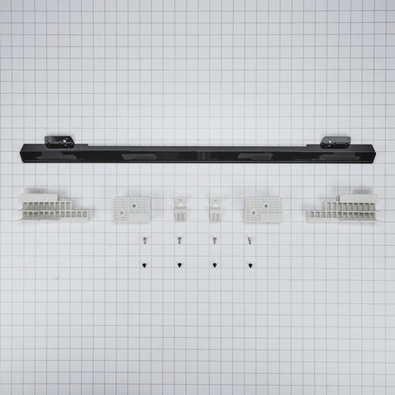 30" Wall Range Flush Installation Trim Kit, Black W10752688
