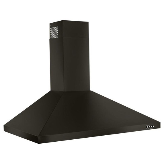 Whirlpool® 36" Contemporary Black  Stainless Wall Mount Range Hood WVW53UC6HV