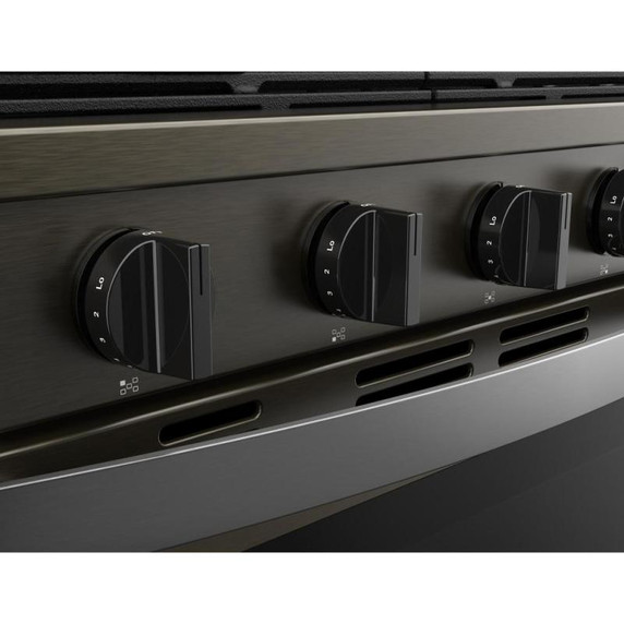 Whirlpool® 30-inch Smart Gas Range with True Convection, Steam/Self Cleaning, Rapid Preheat 5.3 CuFt Capacity WFGS7530RV