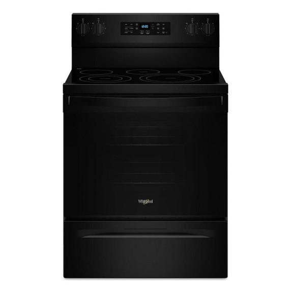 Whirlpool® 30-inch Energy Star Electric Range with Air Cooking Technology, No Preheat Air Fry and Air Baking and Self Clean YWFES5030RB